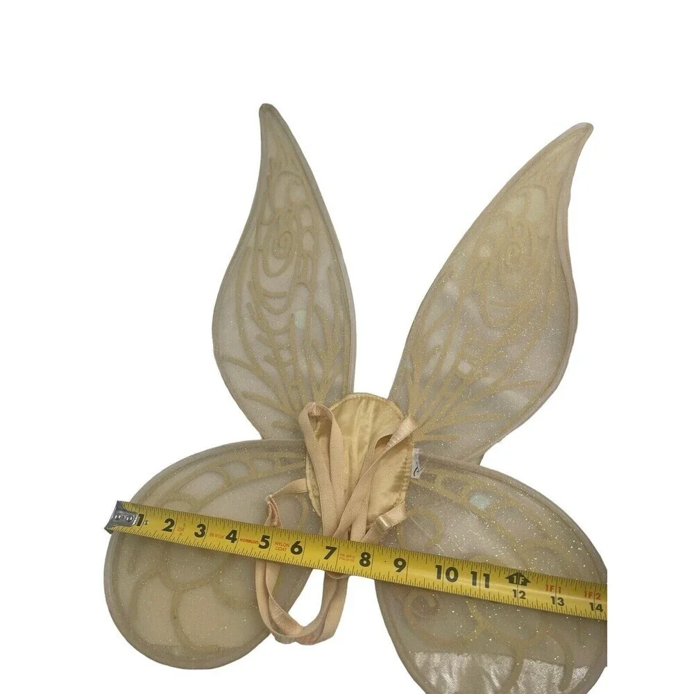 Disney Store Zarina The Pirate Fairy Golden Costume Wings Child Size OSFM